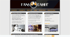 Desktop Screenshot of hansdampf.de
