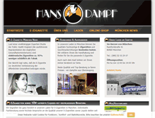 Tablet Screenshot of hansdampf.de